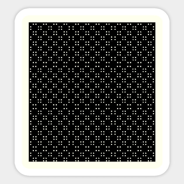 Tile pattern Sticker by CuratedlyV